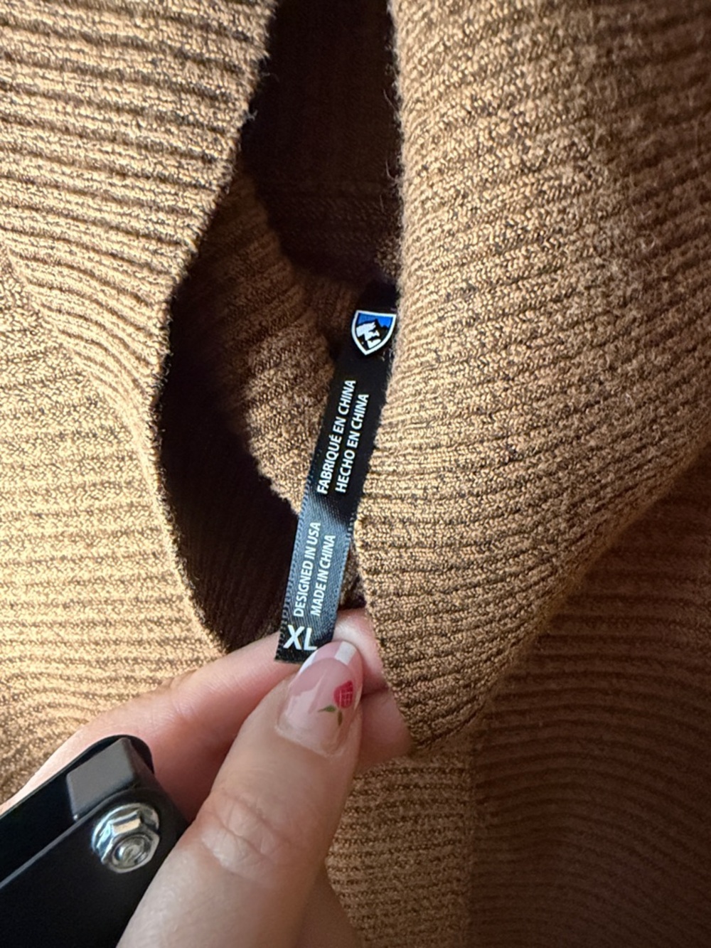 KUHL Cozy Camel Turtleneck Sweater - Picture 2 of 4